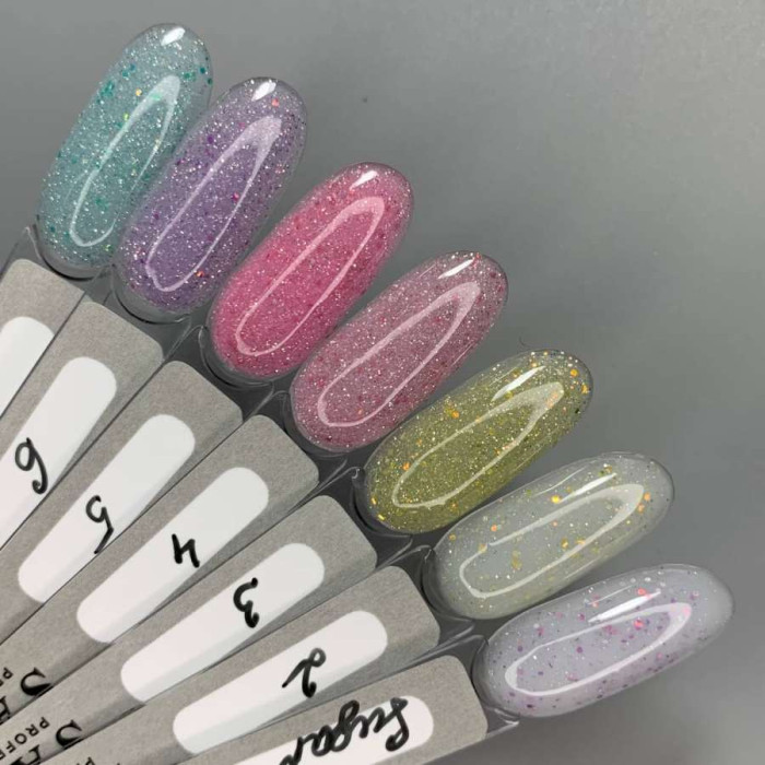 Saga Sugar Base #1 База с блестками 10ml
