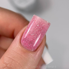 Saga Sugar Base #5 База з блискітками 10ml