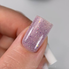 Saga Sugar Base #6 База з блискітками 10ml