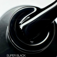 Saga Super Black Гель-лак черный 9ml