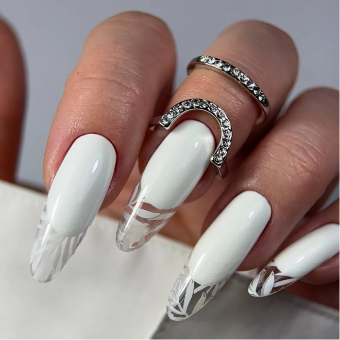 Saga Super White Гель-лак Білий 10ml