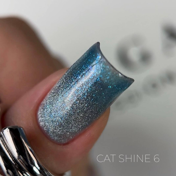 Saga Cat Shine #06 Гель-лак кошка 9ml