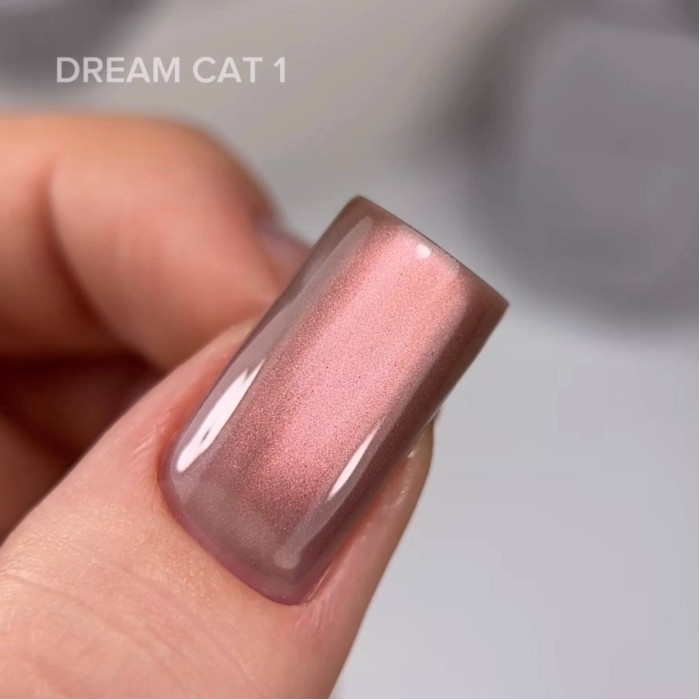 Saga Dream Cat #01 Гель-лак кошка медно-розовый 10ml