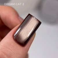 Saga Dream Cat #02 Гель-лак кошка коричнево-бежевый 10ml
