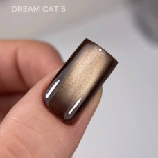 Saga Dream Cat #05 Гель-лак кошка бежево-золотой 10ml