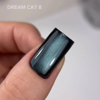 Saga Dream Cat #08 Гель-лак кошка темный аквамарин 10ml