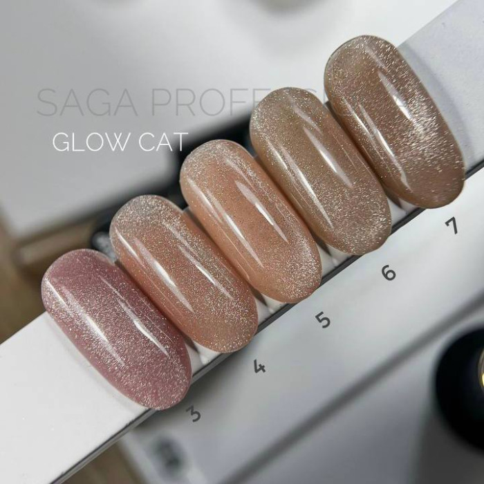 Saga Cat Glow #05 Гель-лак кошка 9ml