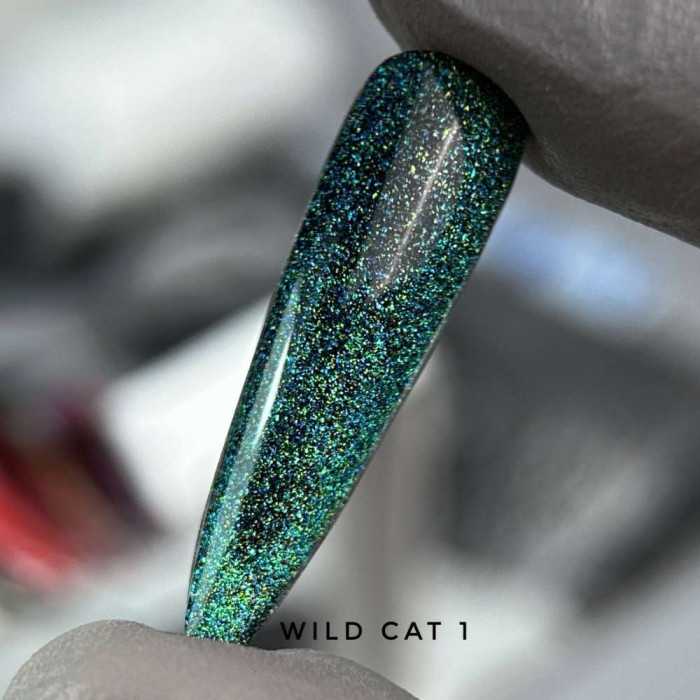 Saga Cat Wild #01 Гель-лак кошка хамелеон 9ml