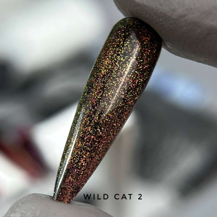 Saga Cat Wild #02 Гель-лак кошка хамелеон 9ml