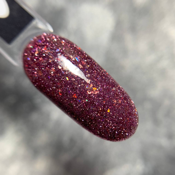 Saga Fiery Gel #30 Гель-лак кольоровий світловідбивний 9ml