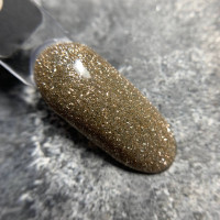 Saga Fiery Gel #37 Гель-лак світловідбивний латунний 9ml