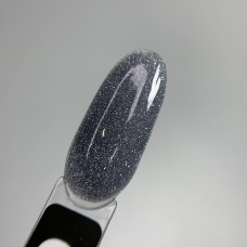 Saga Fiery Gel #13 Гель-лак светоотражающий темно-серый с голографическими блестками 9ml