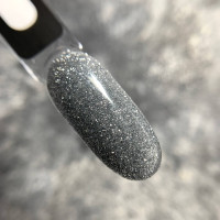 Saga Fiery Gel #01 Гель-лак светоотражающий темно-серый 9ml