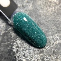 Saga Fiery Gel #07 Гель-лак светоотражающий нефритовый 10ml