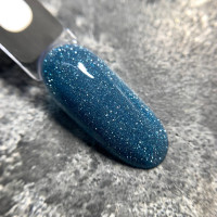 Saga Fiery Gel #08 Гель-лак светоотражающий сине-зеленый 9ml