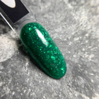 Saga Marmalade Gel #11 Гель-лак цветной с белыми конфетти 9ml