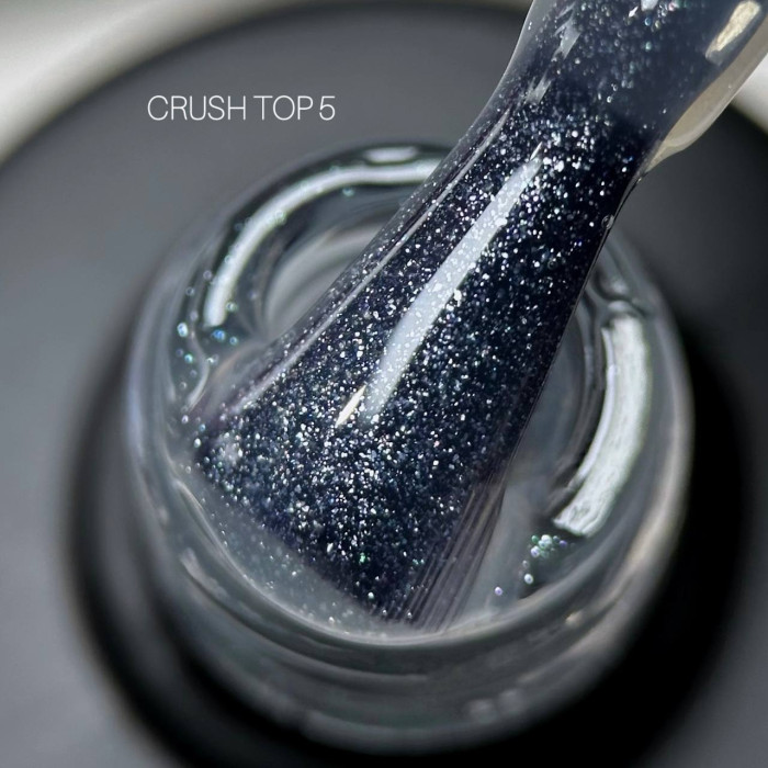 Saga Top Crush #05 Топ с мелким серебряным шиммером 10ml