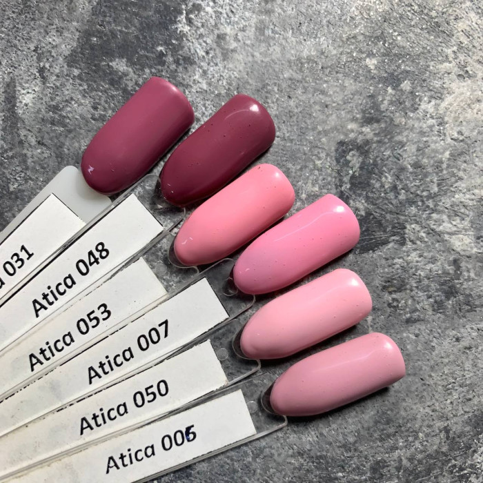 Atica #050 Rose Tendre Гель-лак цветной 7.5ml