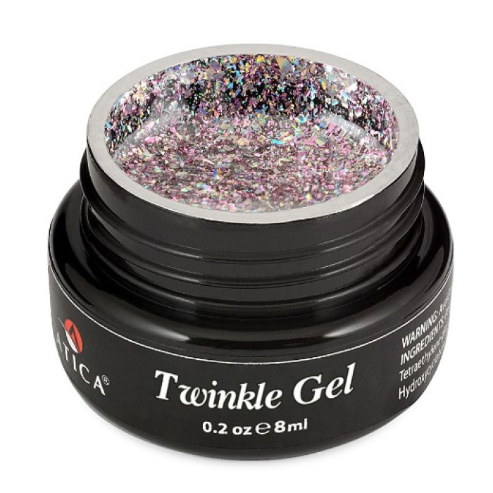 Atica Twinkle Gel Electra Гель глиттер с цветными блестками 8ml