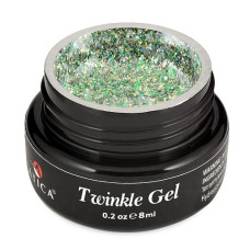 Atica Twinkle Gel Peacock Гель глиттер с цветными блестками 8ml