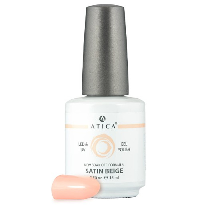 Atica #012 Satin Beige Гель-лак цветной 15ml