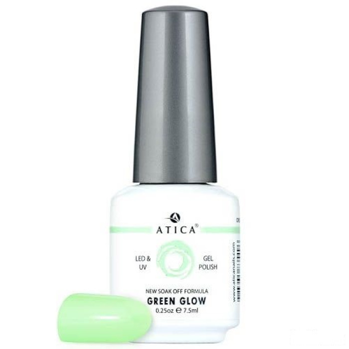 Atica #109 Green Glow Гель-лак цветной 7.5ml