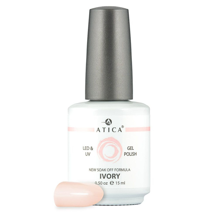 Atica #054 Ivory Гель-лак кольоровий 15ml