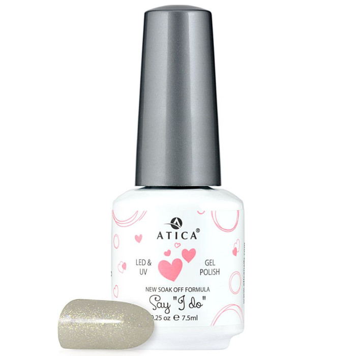 Wedding collection #9 Гель-лак цветной с шиммером Say "I do" 7.5ml