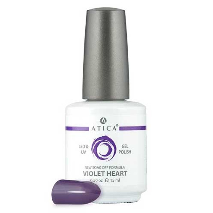 Atica #008 Violet Heart Гель-лак цветной 7.5ml