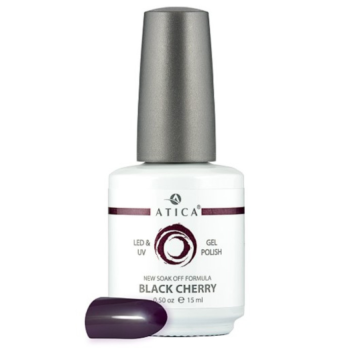 Atica #073 Black Cherry Гель-лак цветной 15ml