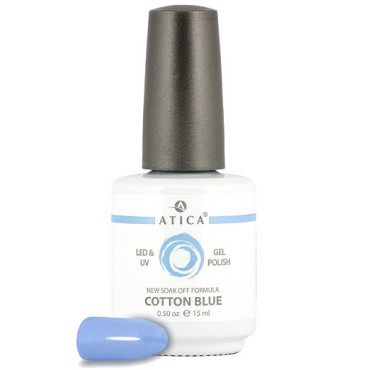 Atica #075 Cotton Blue Гель-лак кольоровий 7.5ml