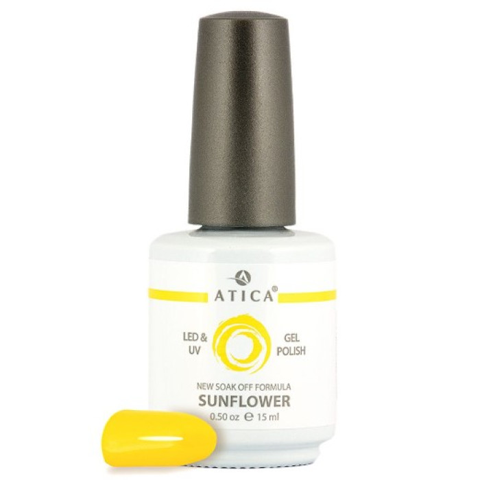 Atica #077 Sunlower Гель-лак цветной 7.5ml