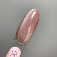 Luna Color #206 Cat Eye Гель-лак кішка блідо-рожевий 8ml