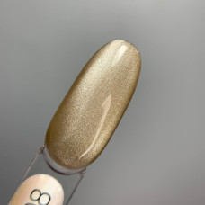 Luna Color #208 Cat Eye Гель-лак кішка жовто-брунатний 8ml