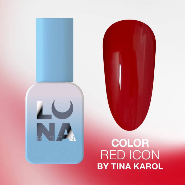 Luna Color Red Icon by Tina Karol Гель-лак червоний 13ml