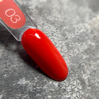 Luna Color #003 Гель-лак красный  8ml