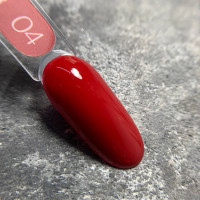 Luna Color #004 Гель-лак кармин 8ml
