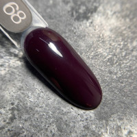 Luna Color #068 Гель-лак чорно-фіолетовий 13ml