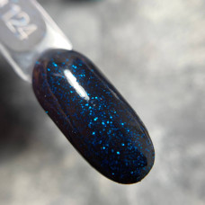 Luna Color #124 Гель-лак цветной с блестками 13ml.