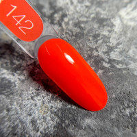 Luna Color #142 Гель-лак вогняно-помаранчевий 13ml