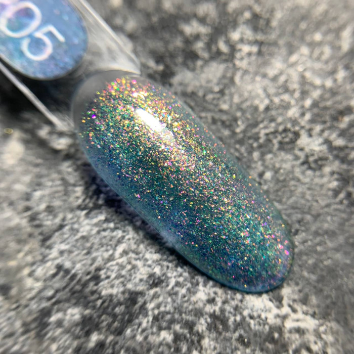 Luna Color #205 Гель-лак кольоровий з блискітками 13ml