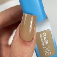 Luna Color #246 Nude Гель-лак кремово-коричневий 13ml