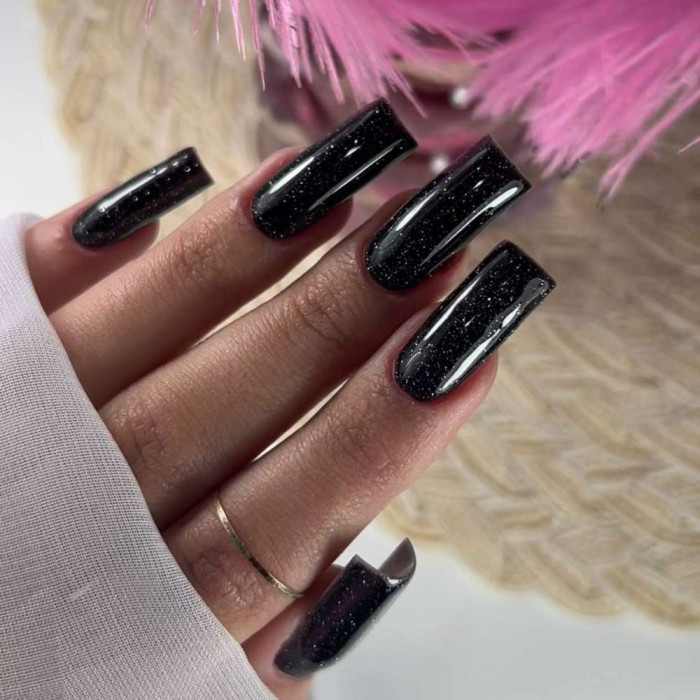 Luna Color #210 Reflection Гель-лак світловідбиваючий чорний 8ml