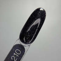 Luna Color #210 Гель-лак Reflection светловідбивающий черный 8мл