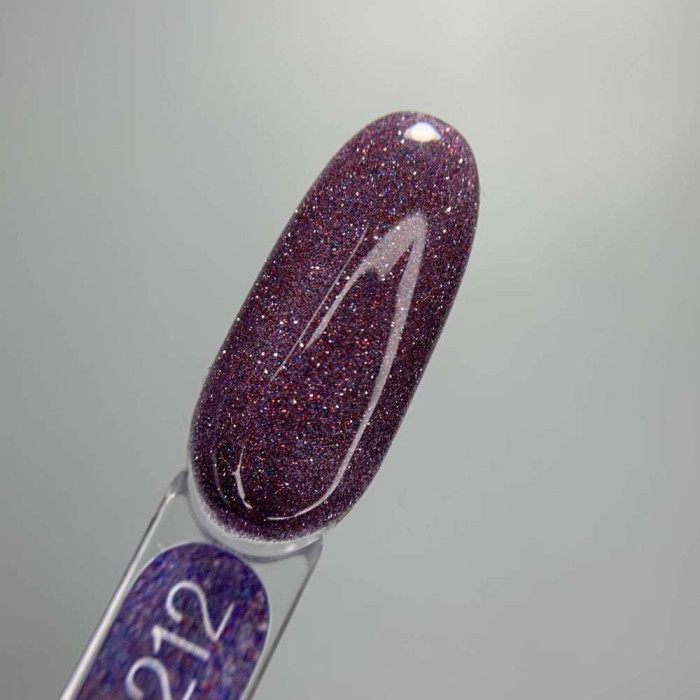 Luna Color #212 Reflection Гель-лак світловідбиваючий сіро-фіолетовий 8ml