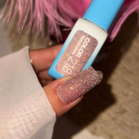 Luna Color #218 Reflection Гель-лак светоотражающий бежевый с цветными блестками 8ml