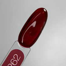 Luna Color #262 Kiss Гель-лак вітражний глубокий червоний 8ml