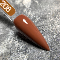 Moon Color #208 Гель-лак молочний шоколад 8ml