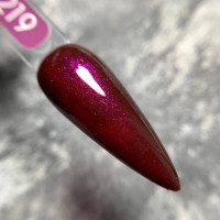 Moon Color #219 Гель-лак морозна вишня з шиммером 8ml