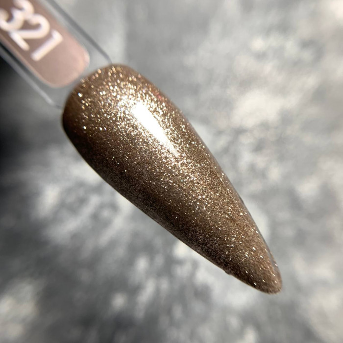 Moon Color #321 Гель-лак с блестками 8ml
